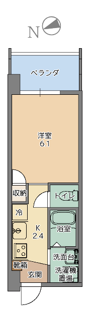 募集中のお部屋804号室