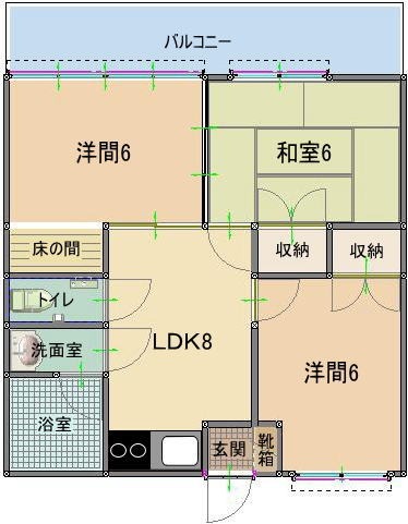 募集中のお部屋201号室