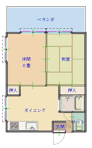 募集中のお部屋402号室
