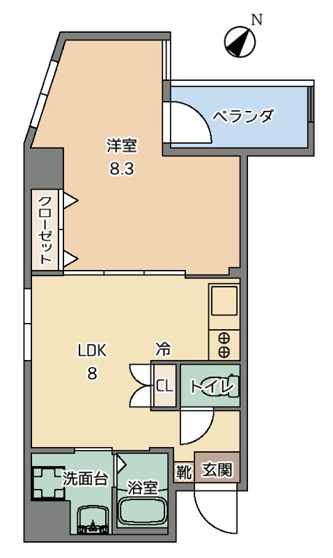 募集中のお部屋803号室