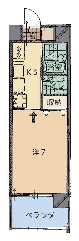 募集中のお部屋501号室