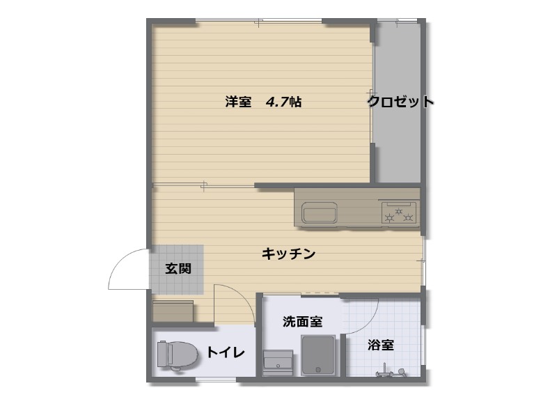 募集中のお部屋201号室