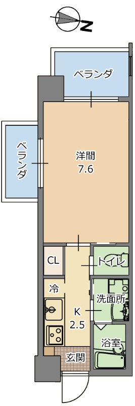 募集中のお部屋401号室