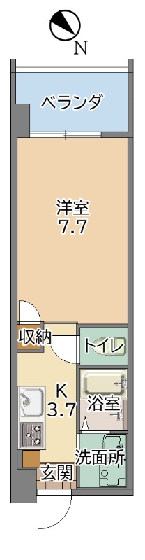 募集中のお部屋504号室