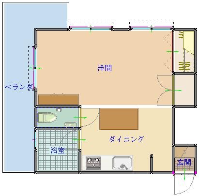 募集中のお部屋302号室