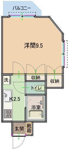 募集中のお部屋701号室