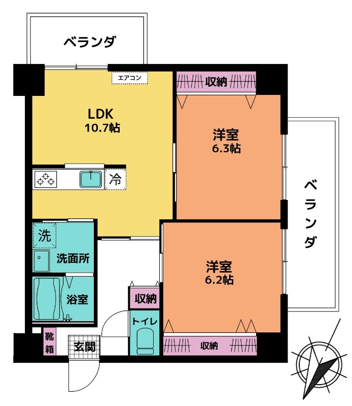 募集中のお部屋601号室