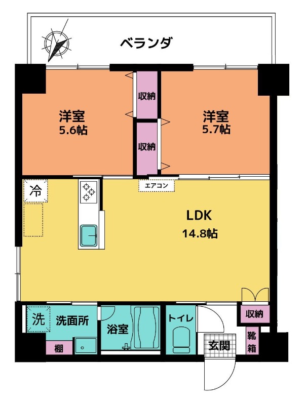 募集中のお部屋602号室