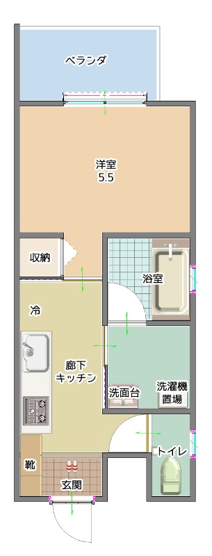 募集中のお部屋104号室