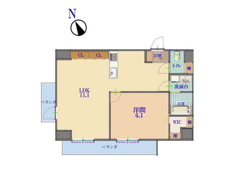 募集中のお部屋501号室