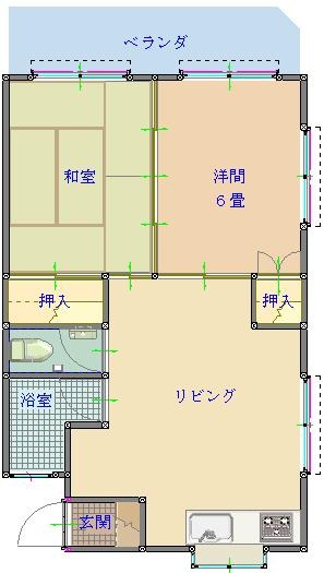 募集中のお部屋407号室