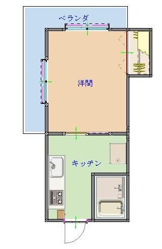 募集中のお部屋401号室