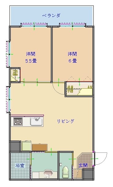 募集中のお部屋306号室