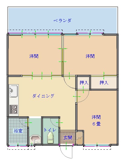 募集中のお部屋302号室