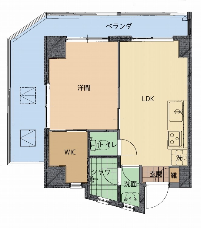募集中のお部屋303号室