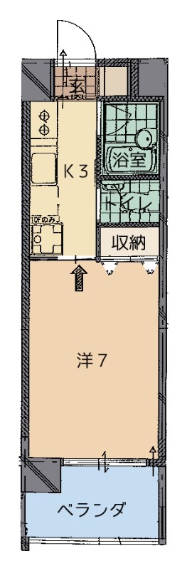 募集中のお部屋　202号室