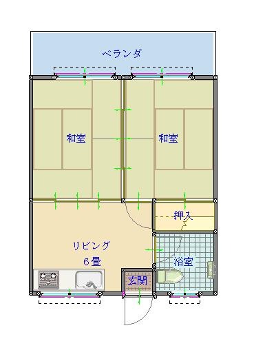 募集中のお部屋　405号室