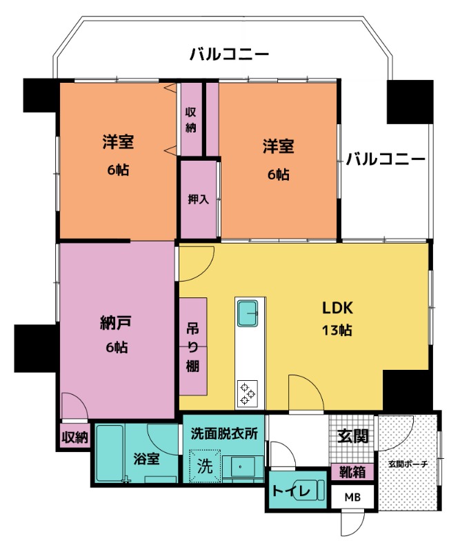募集中のお部屋602号室