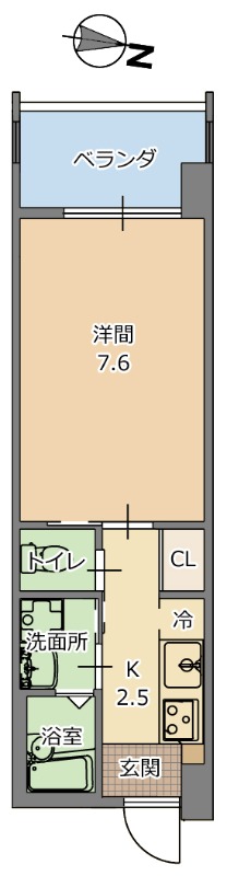 募集中のお部屋402号室