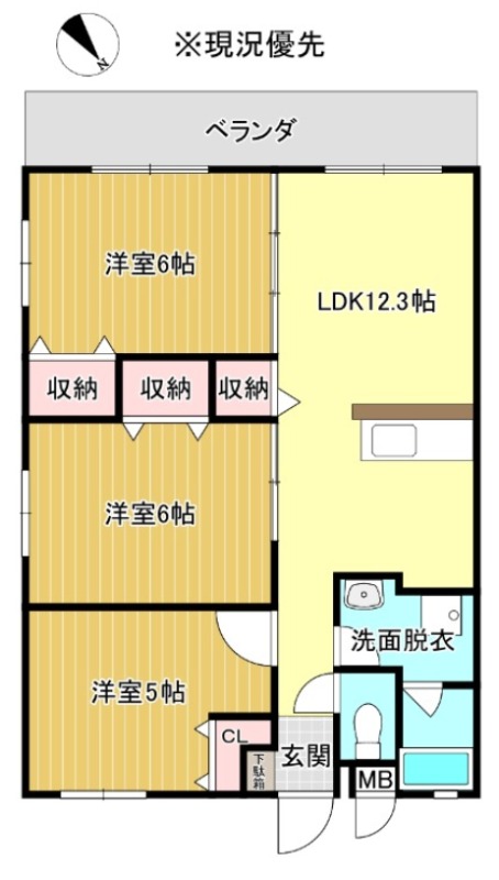 募集中のお部屋302号室