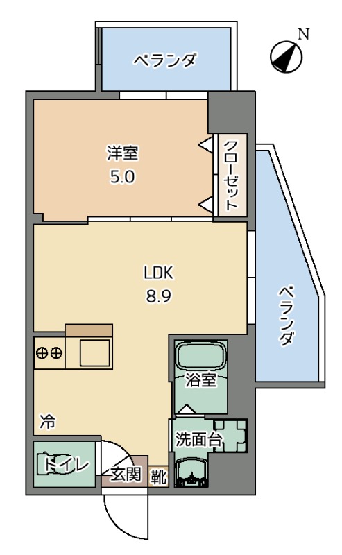募集中のお部屋604号室
