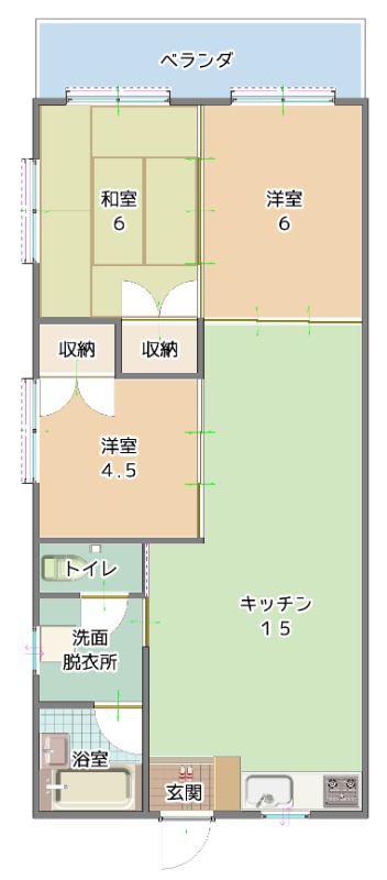 募集中のお部屋201号室