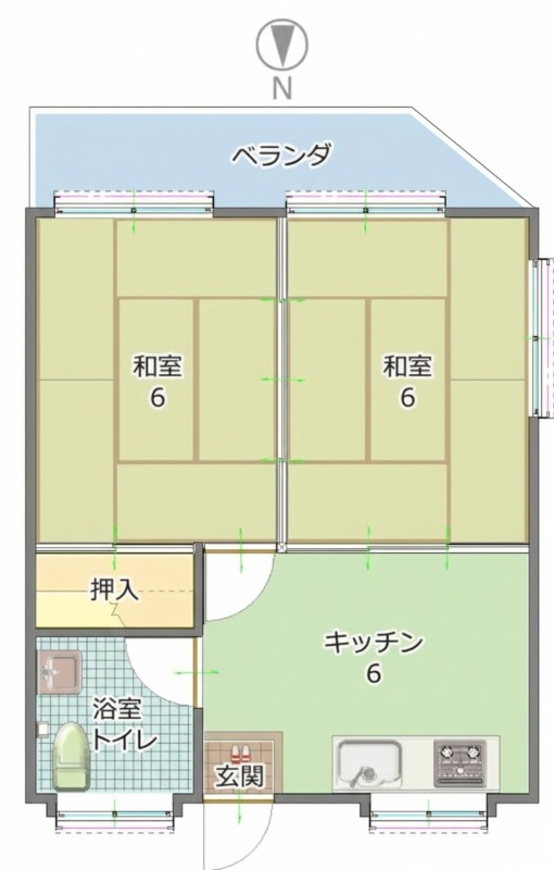 募集中のお部屋302号室