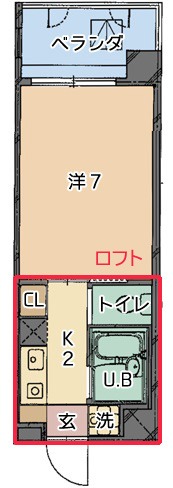 募集中のお部屋702号室