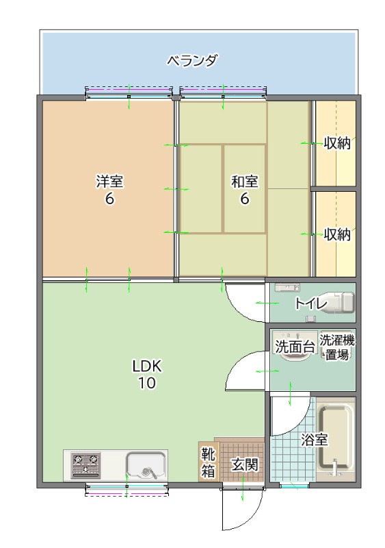 募集中のお部屋　203号室