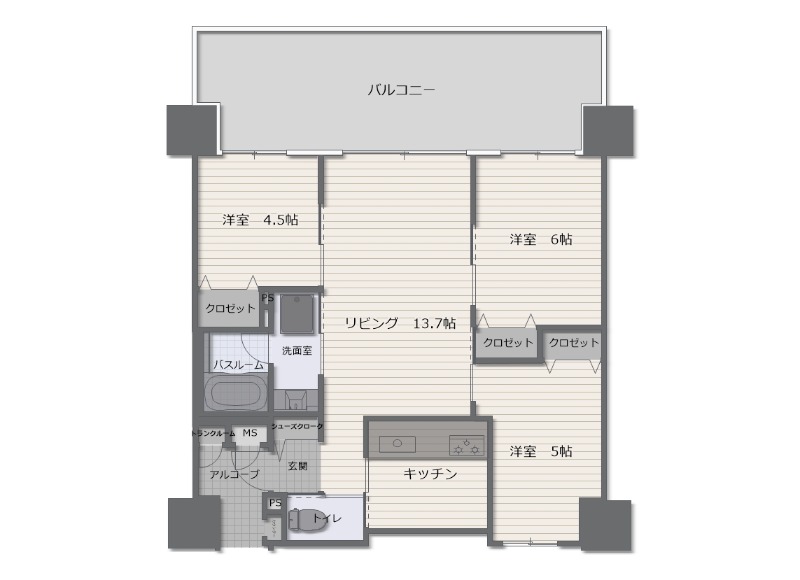 募集中のお部屋907号室