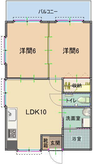 トーマス天願Ⅱ・１号室
