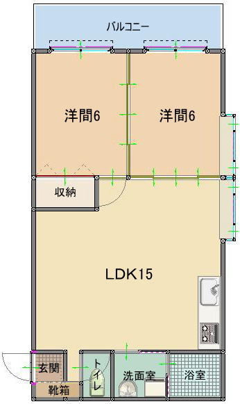 トーマス天願Ⅱ・5号室