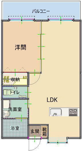 トーマス天願Ⅱ・５０２号室 ※５階